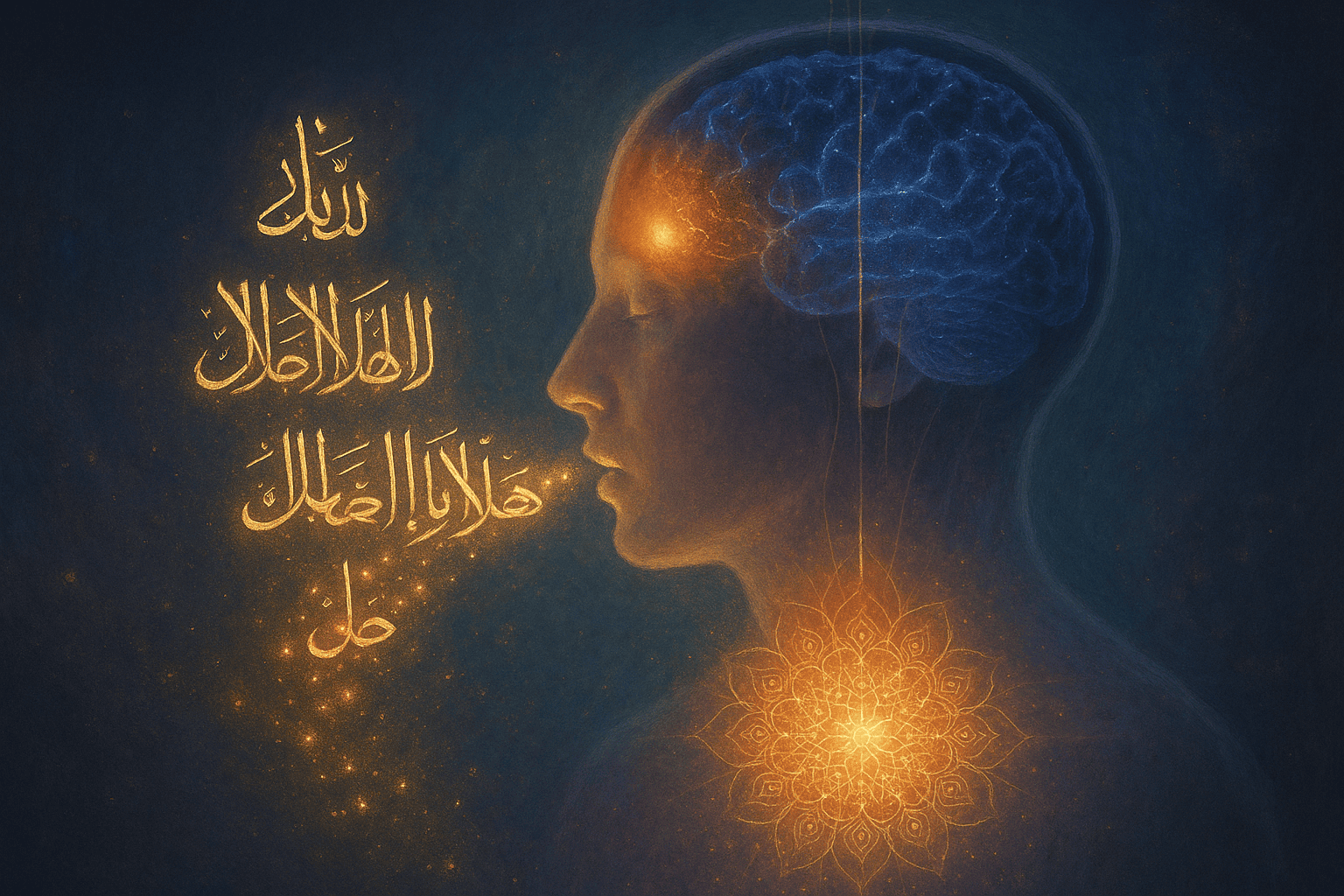 The Silent Symphony: Dhikr of the Heart (Qalbi) and Dhikr of the Tongue (Lisani) – Exploring Depth, Neuroscience, and Spiritual Resonance